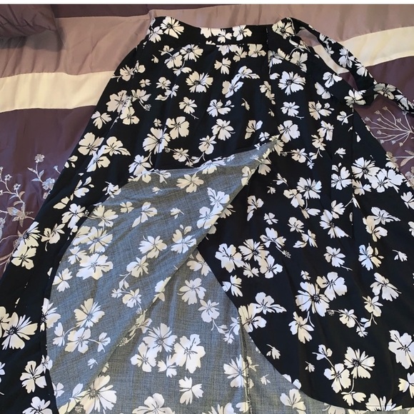 J. Crew Faux Wrap Floral Midi Skirt - Picture 4 of 5